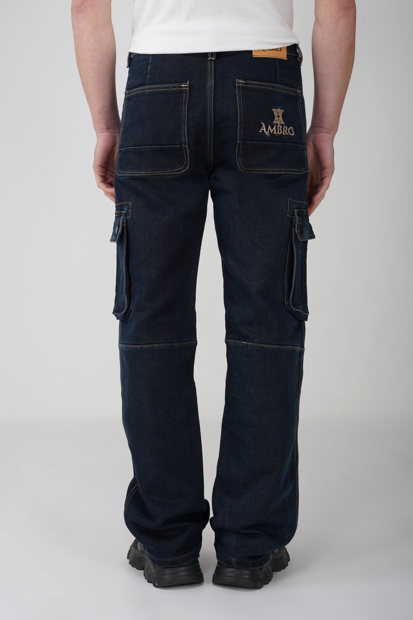 Echo Dark Blue Denim Cargo