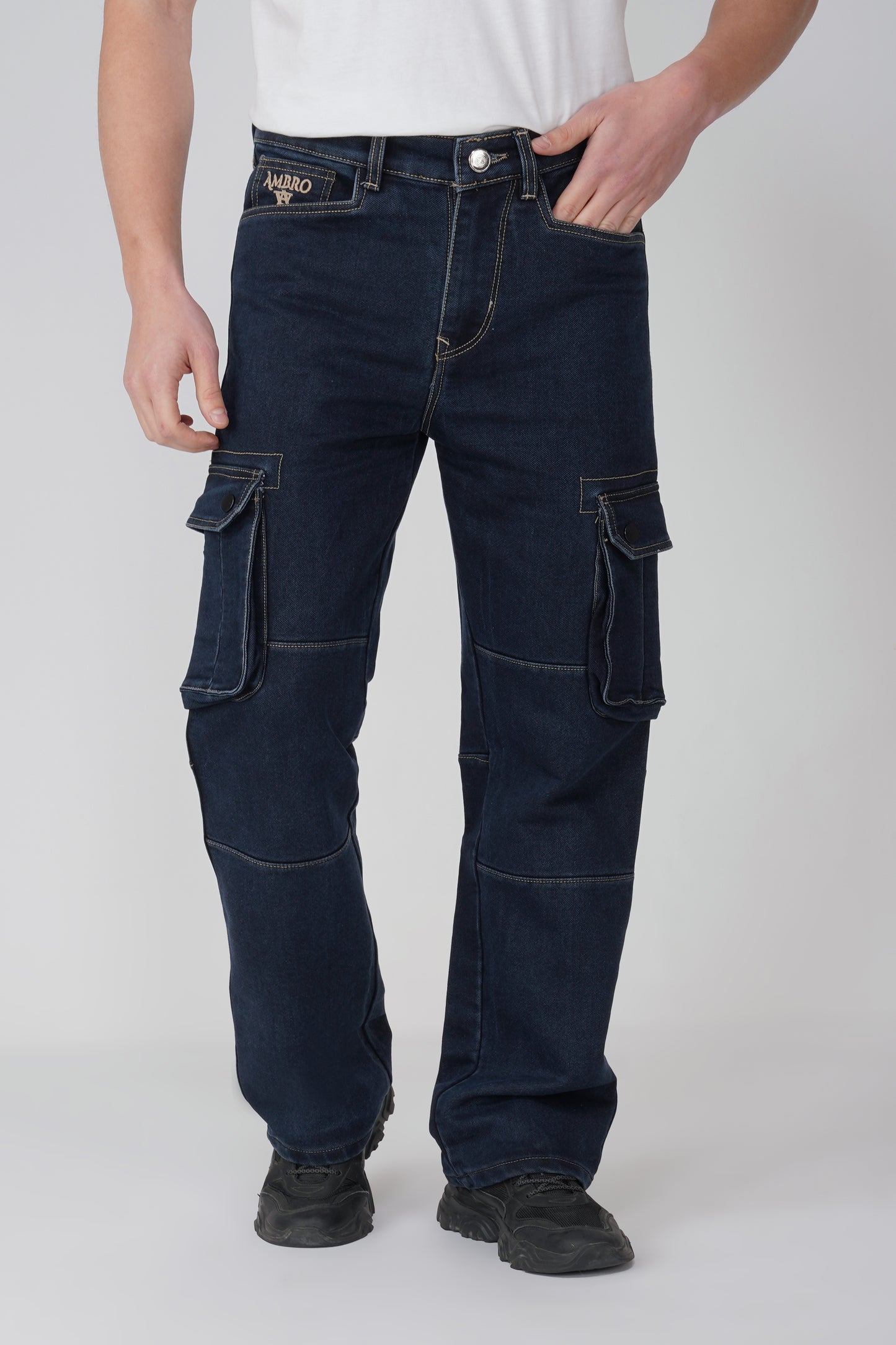 Echo Dark Blue Denim Cargo