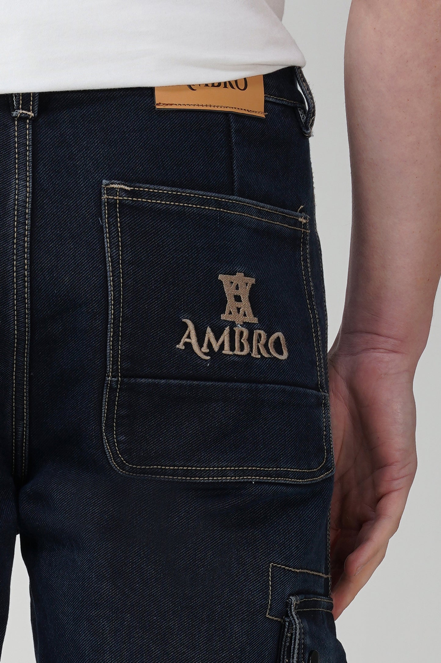 Echo Dark Blue Denim Cargo
