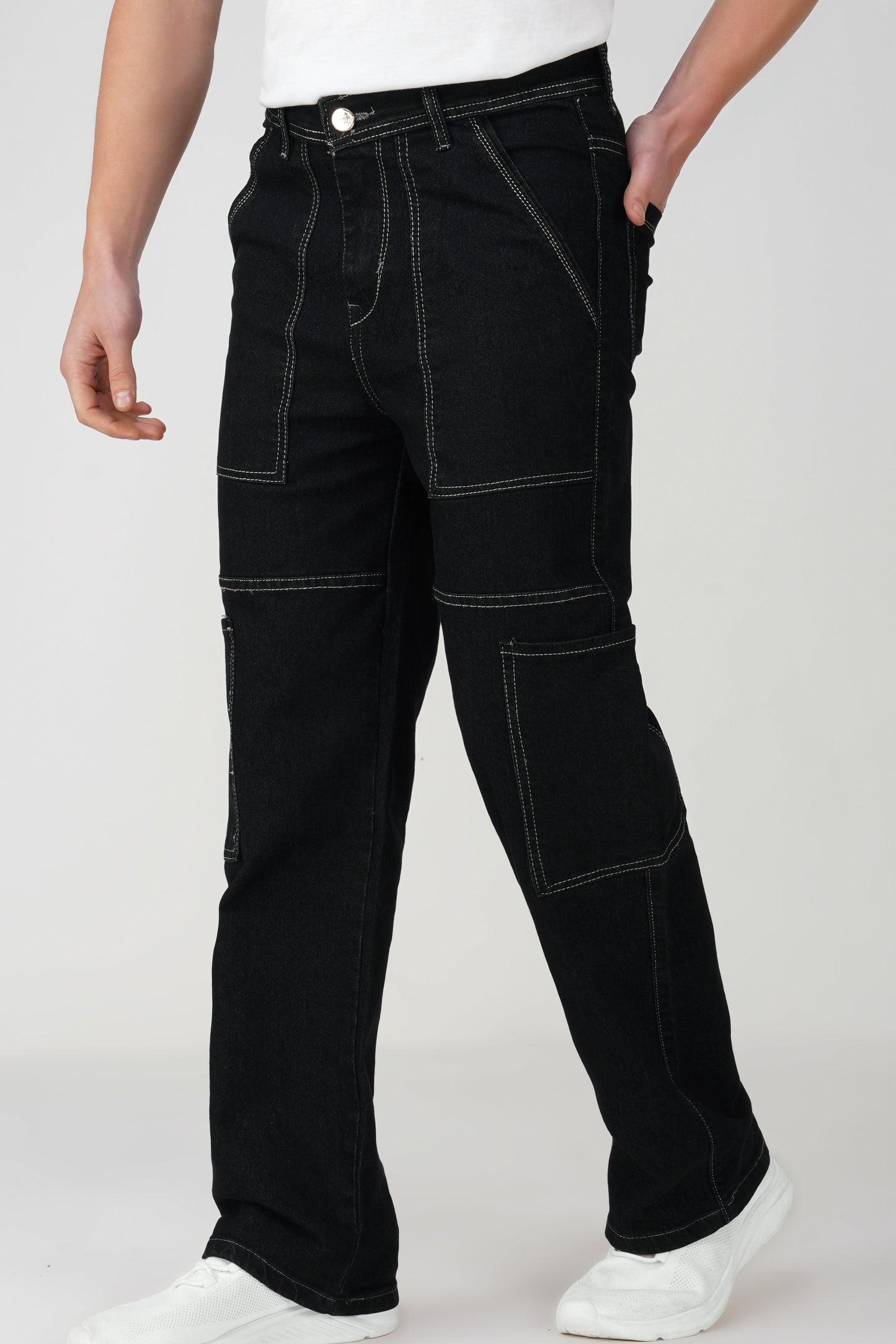 Z-Black Men Denim Cargo