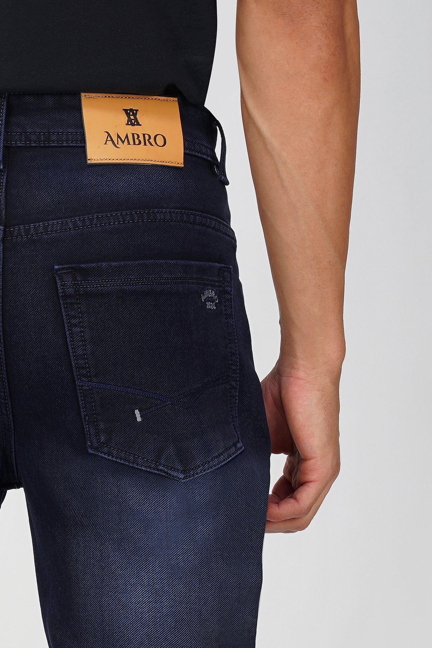 Rugged Ocean Blue Bootcut Jeans