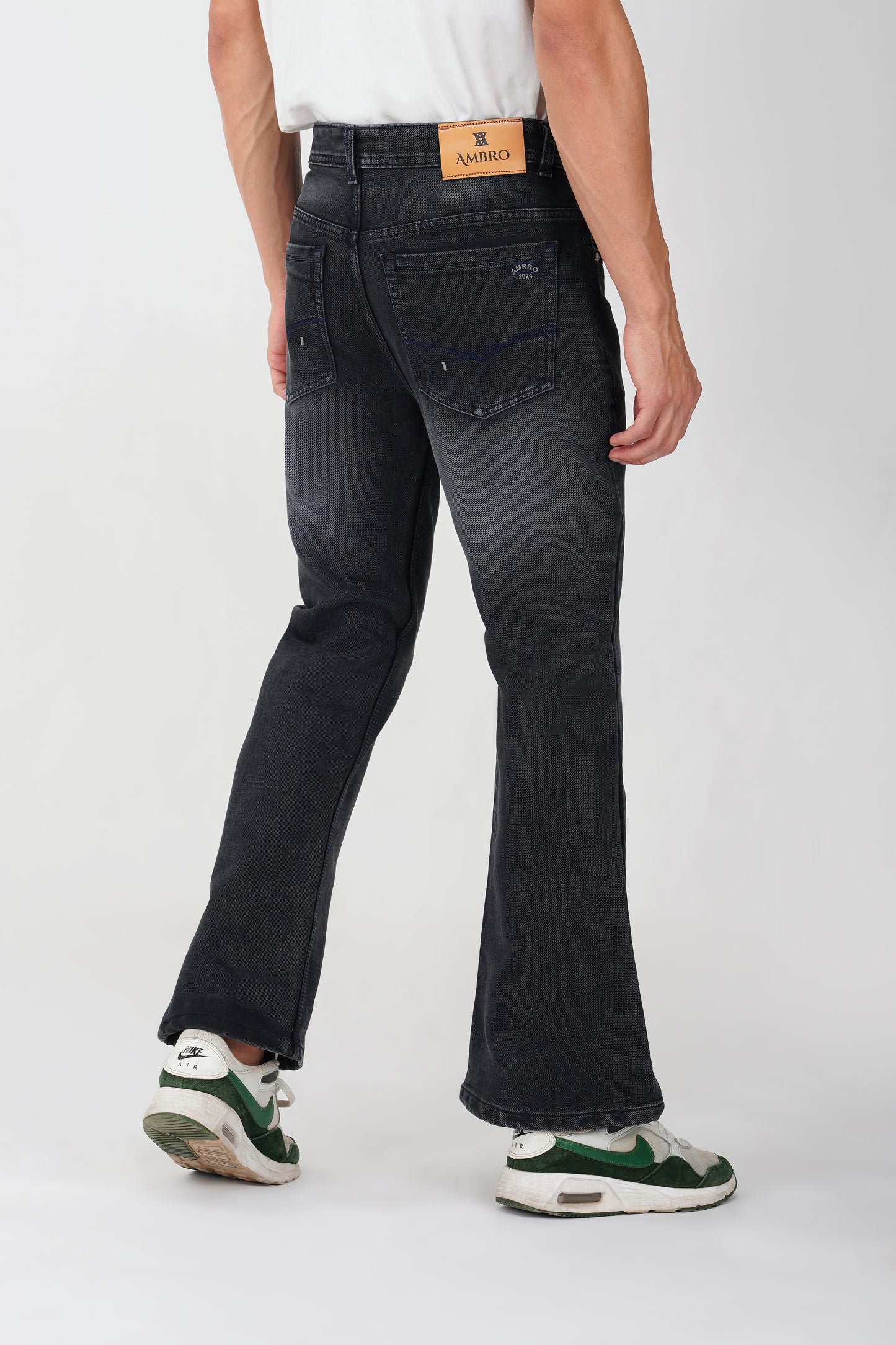 Shadow Black Bootcut Jeans