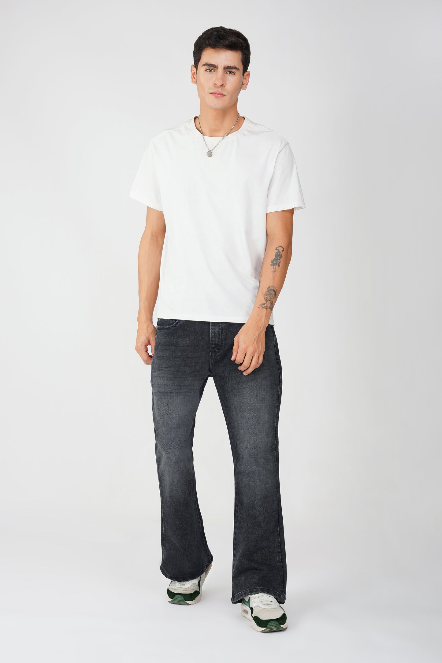 Shadow Black Bootcut Jeans