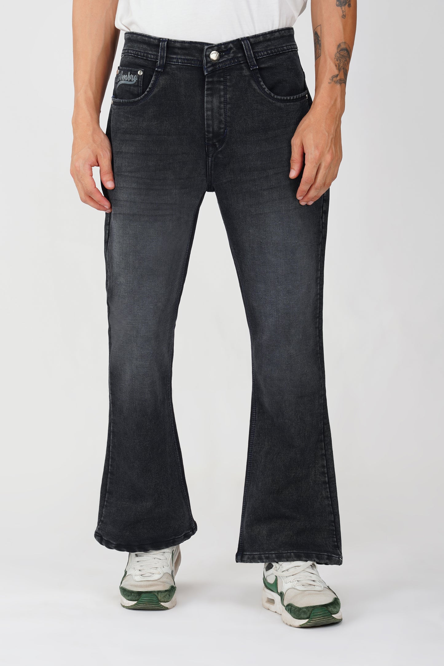 Shadow Black Bootcut Jeans