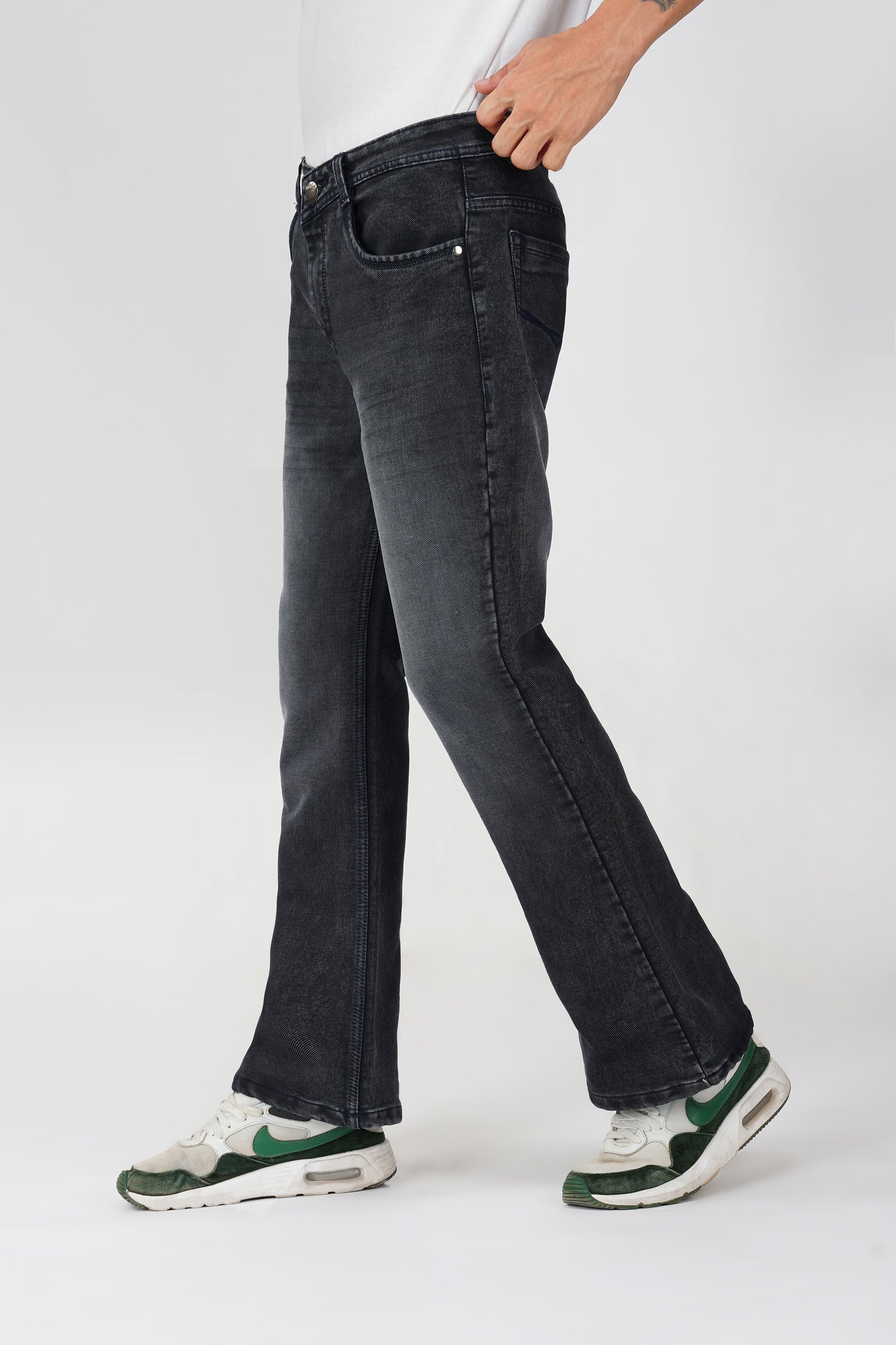Shadow Black Bootcut Jeans