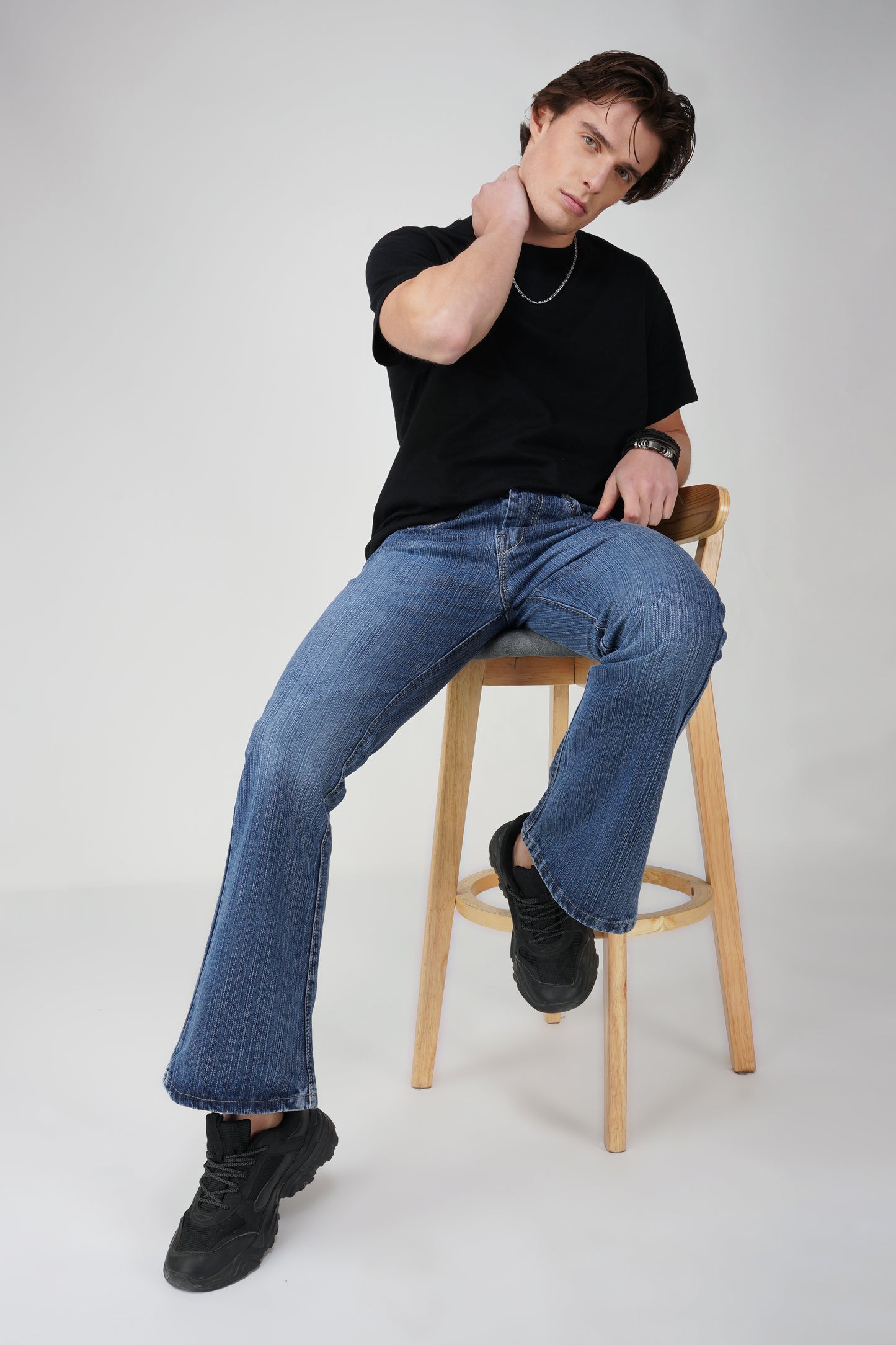 Light Blue Bootcut Jeans