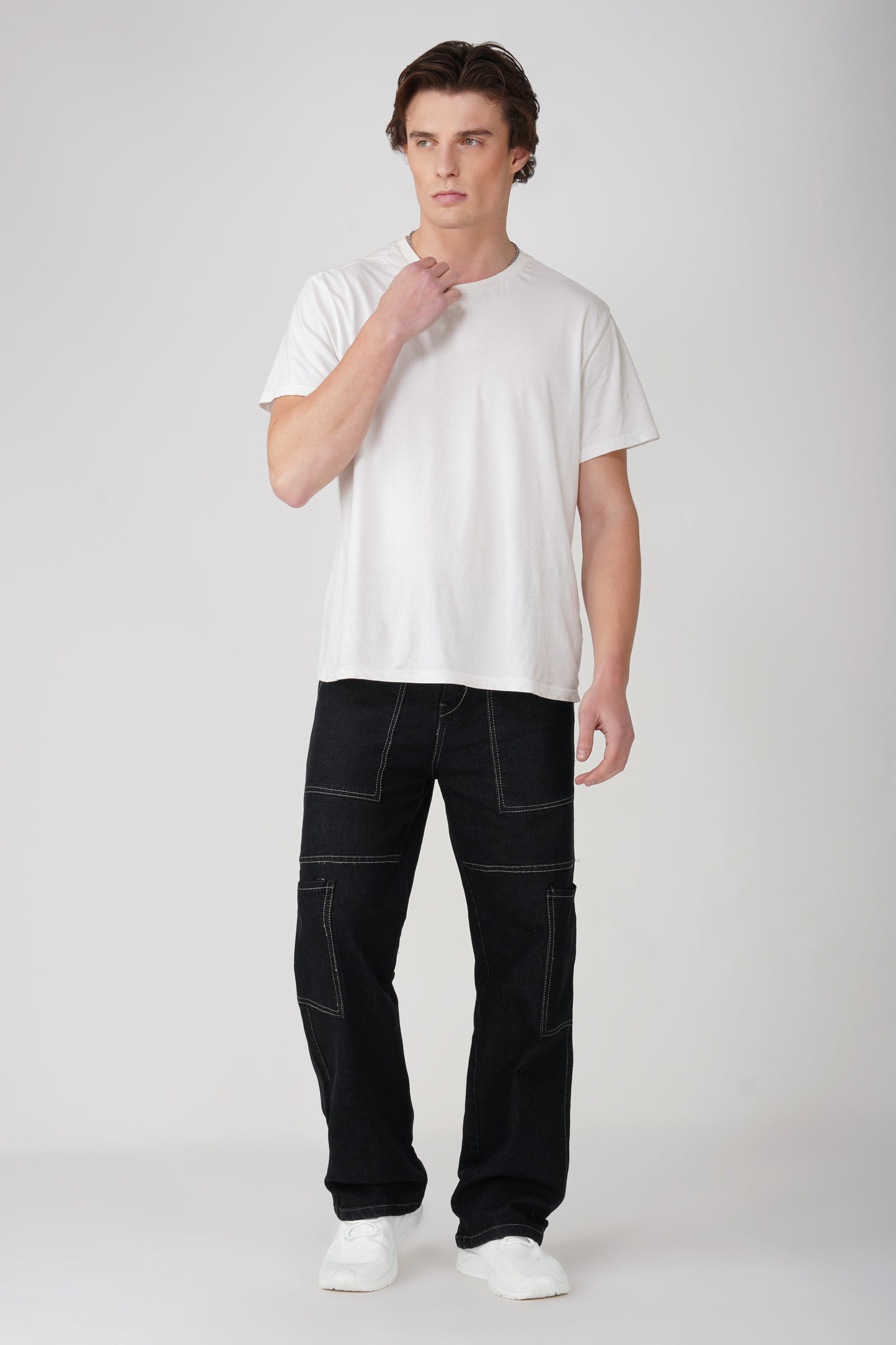 Z-Black Men Denim Cargo