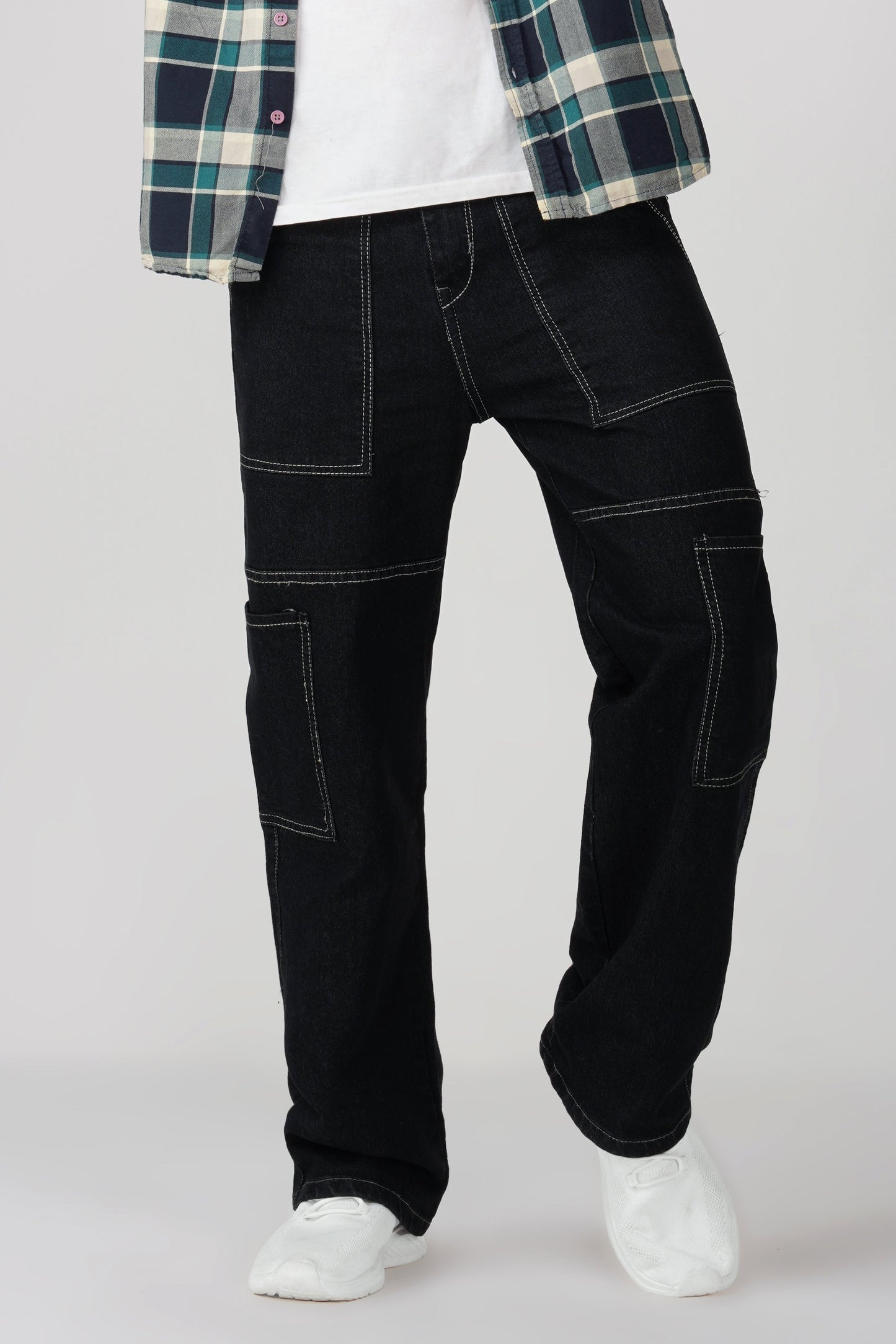Z-Black Men Denim Cargo