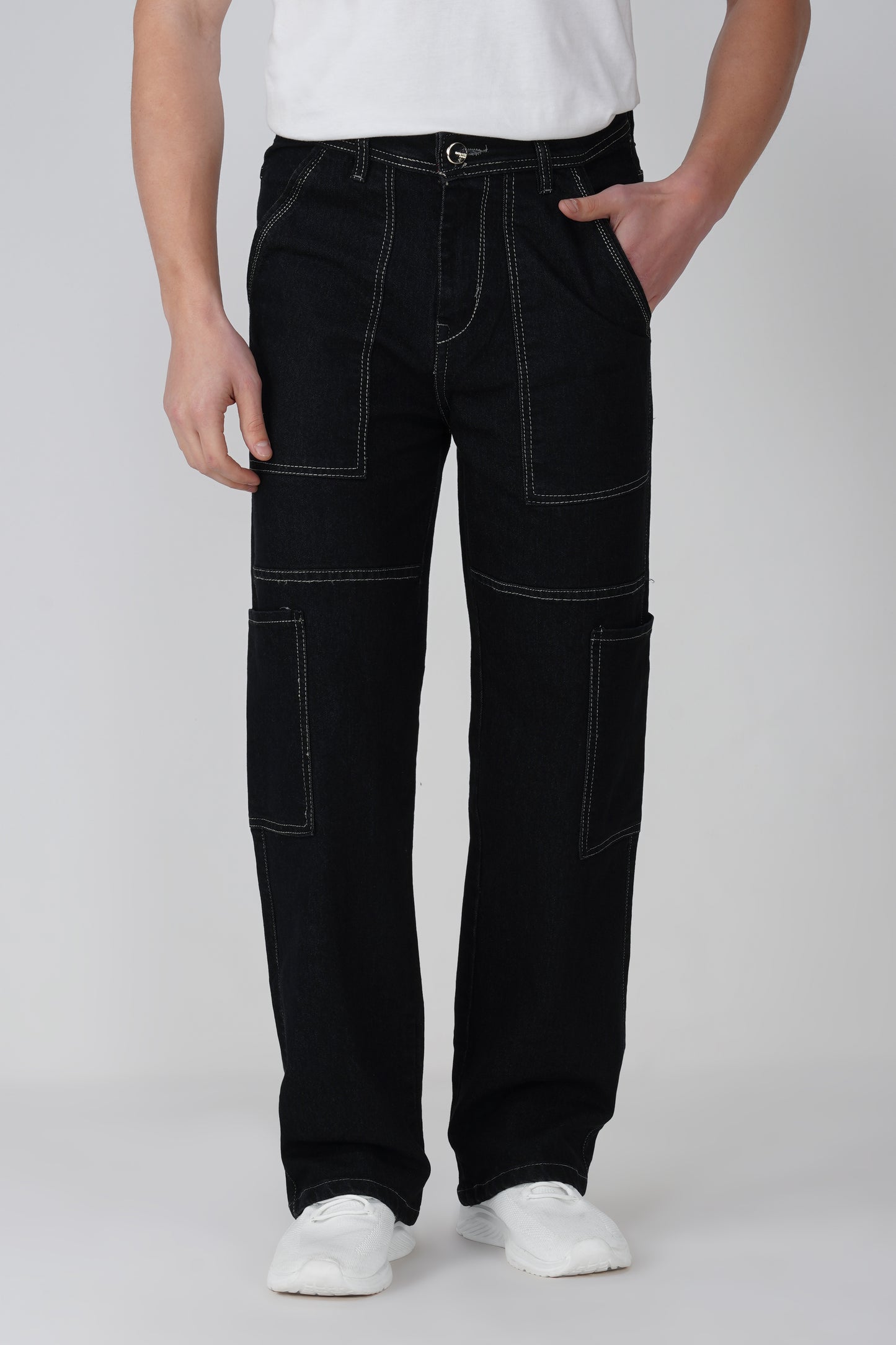 Z-Black Men Denim Cargo