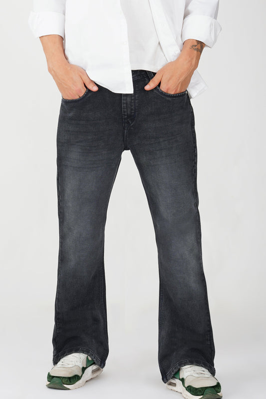 Shadow Black Bootcut Jeans