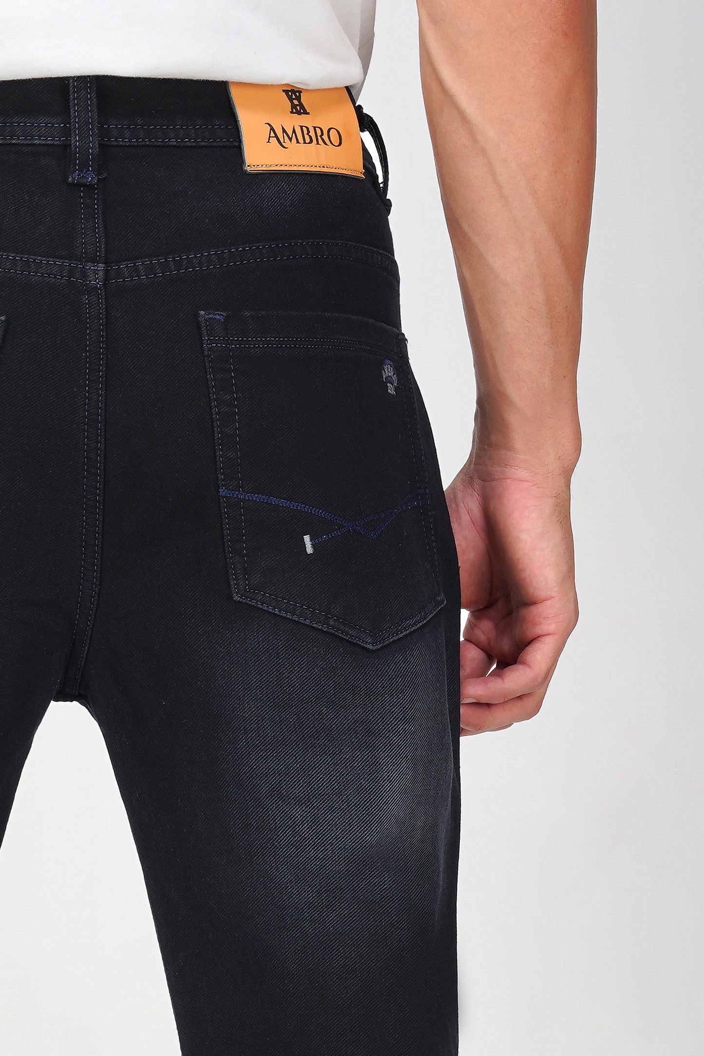 Deep Black Bootcut Jeans