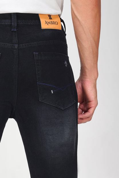 Deep Black Bootcut Jeans